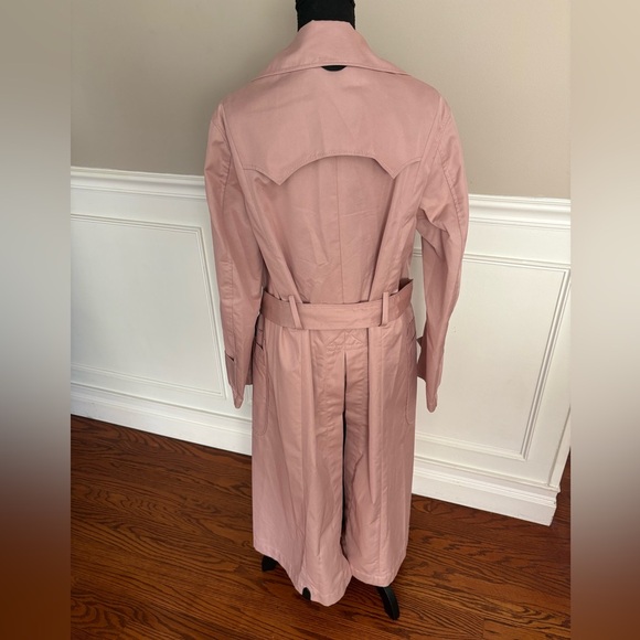 Like new! Coach military style Trench Coat pink size S - Picture 10 of 14